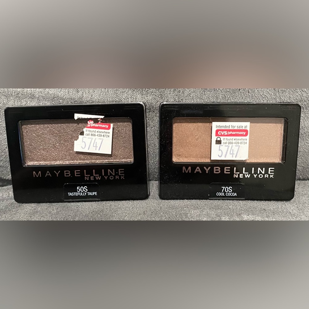 Maybelline Eyeshadow 2 Pack Cool Cocoa & Tastefully Taupe New Sealed